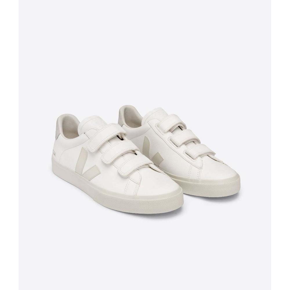 Veja RECIFE CHROMEFREE Men's Shoes White/Beige | CA 198VRW